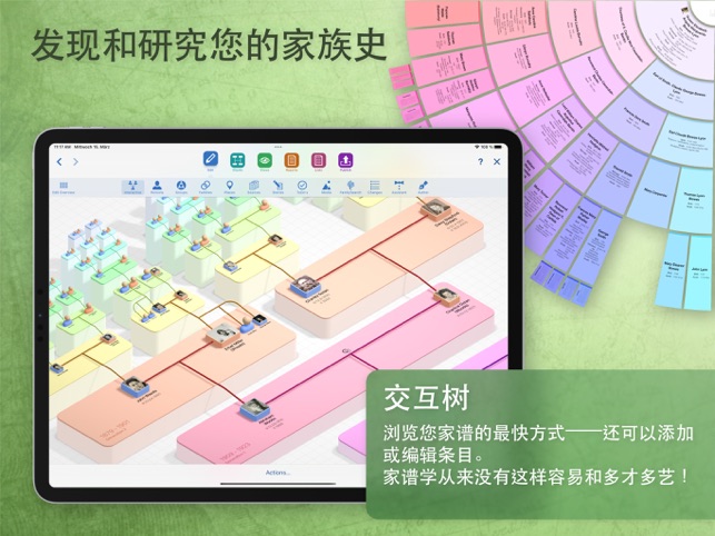家谱制作软件 MobileFamilyTree 10 效率-第1张