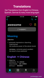 LookUp: English dictionary iOS苹果手机软件下载 教育-第3张