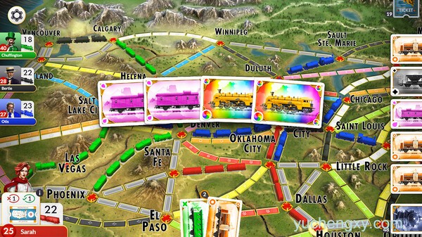 车票之旅 Ticket to Ride 桌面-第3张